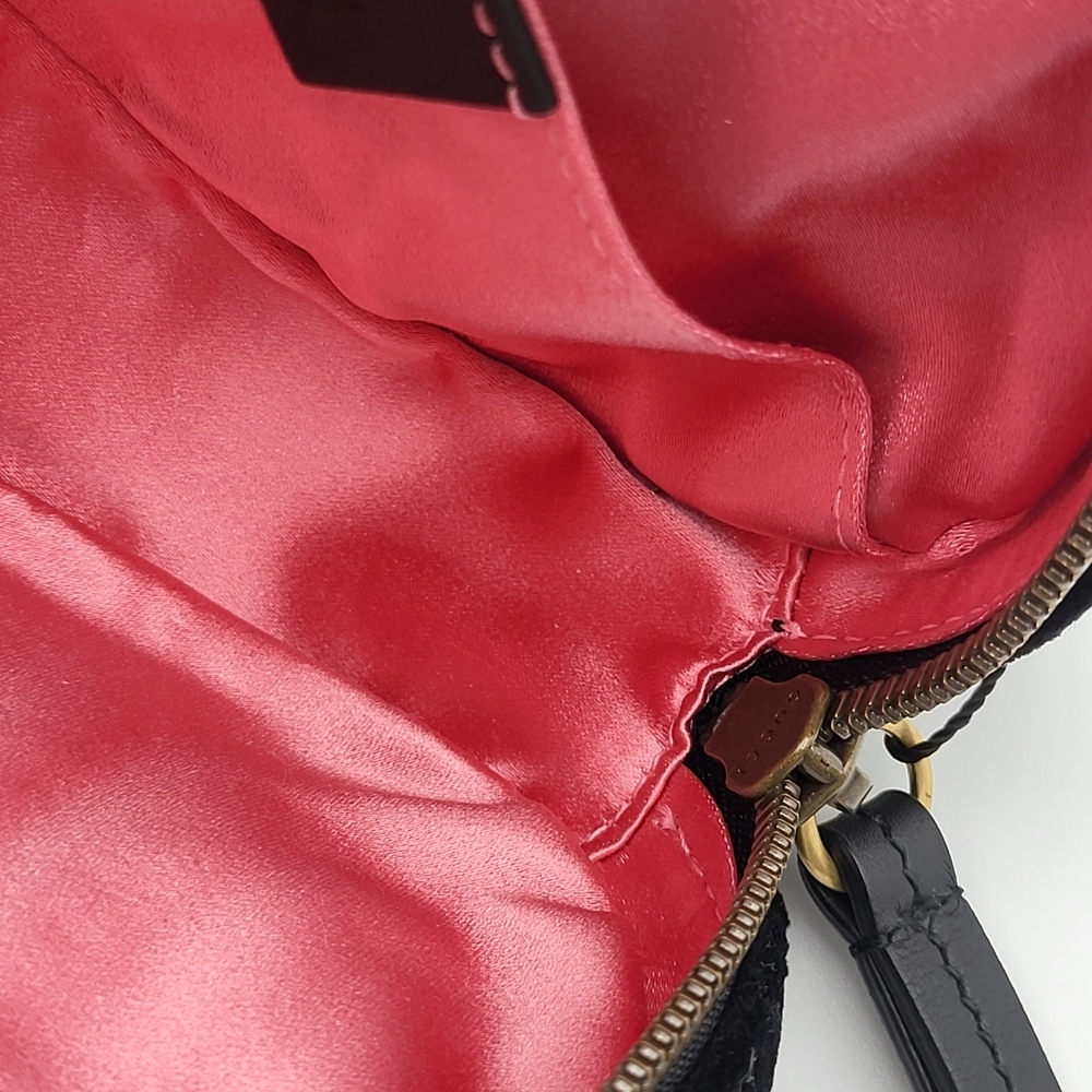 GUCCI GG Marmont Oval velvet handbag/waist bag..Authentic w/COA... - Picture 14 of 16